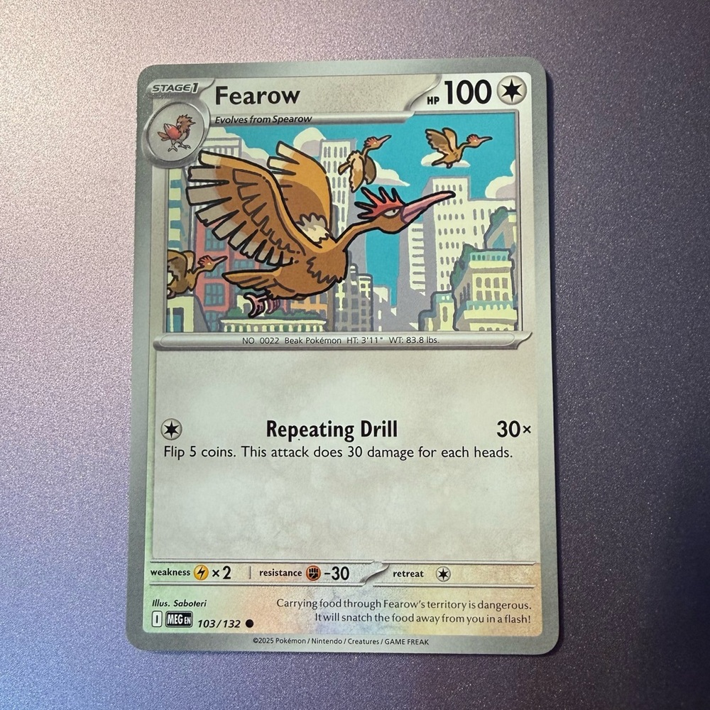 Pokemon TCG Fearow 103/132